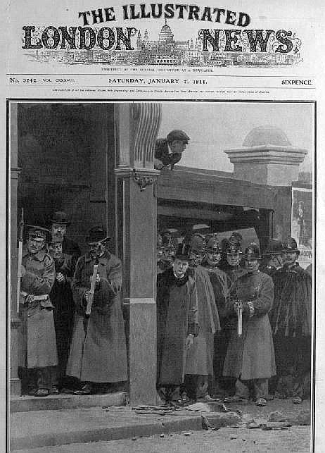 1911 battle for Sidney st